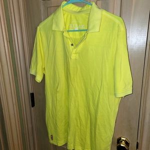 Bright yellow Mens Tommy Bahama Relaxed Polo Shirt sz M